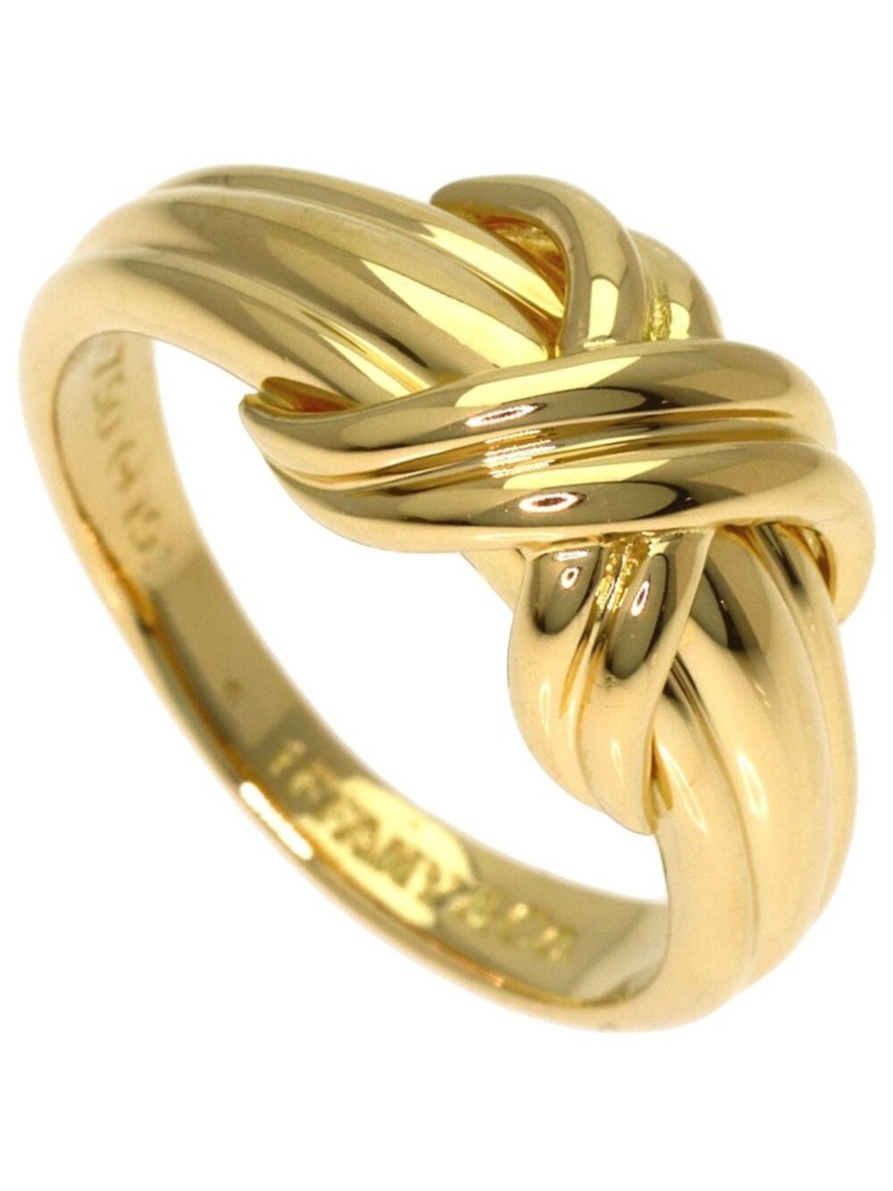 Tiffany & Co Signature Ring 18k Yellow Gold